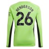 Maglia da Calcio Portiere a Maniche Lunghe Manchester United Henderson 26 Casa 2023-24 per Uomo